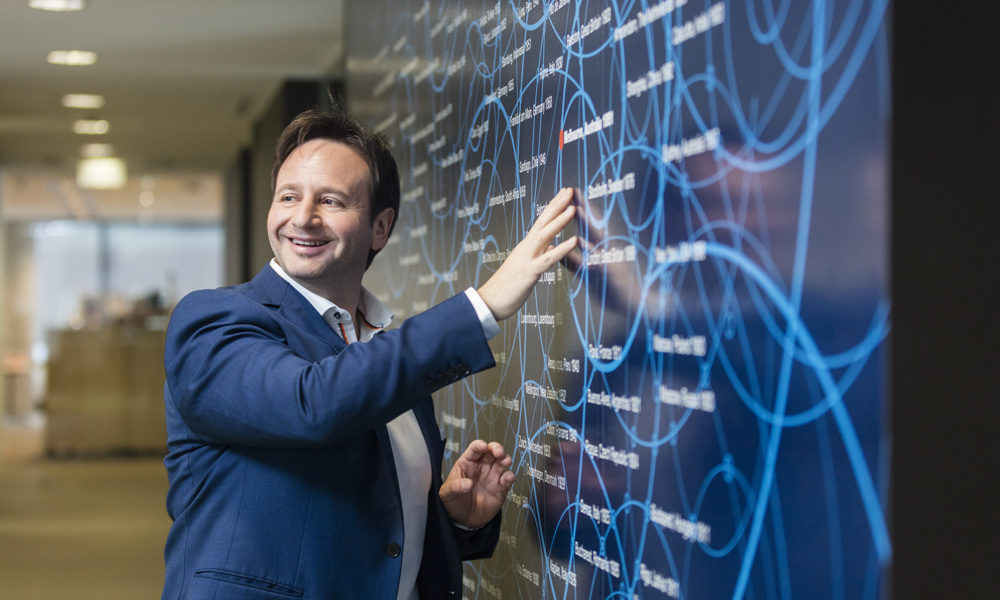 CEO portrait in Office Ericsson Melbourne