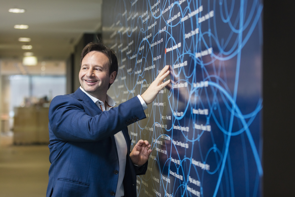 CEO portrait in Office Ericsson Melbourne